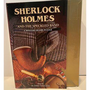 Sherlock Holmes and the Speckled Band A Mystery Jigsaw Puzzle‎ 1000 piece NEW